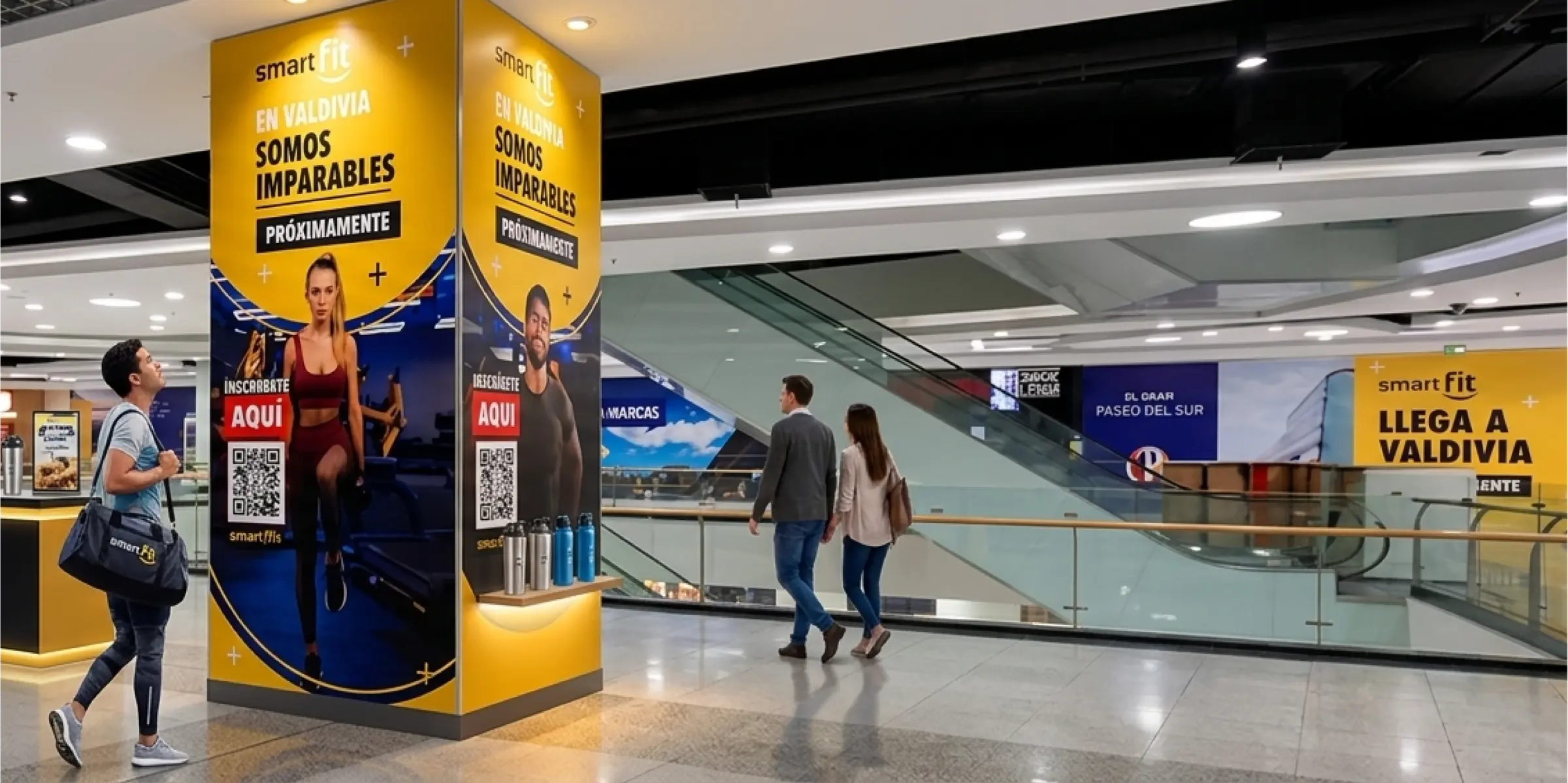 Tótem publicitario SmartFit