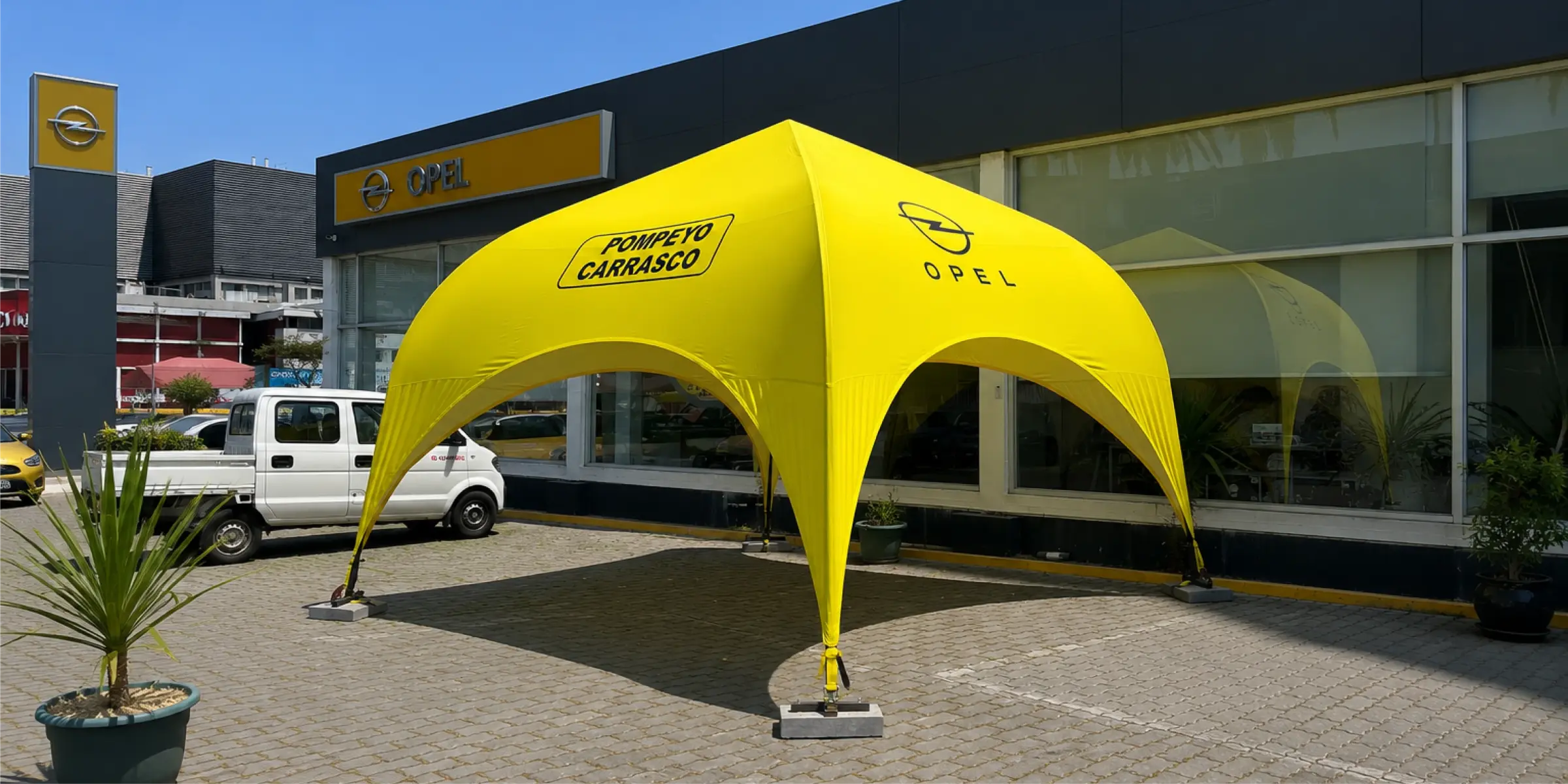 Toldo publicitario