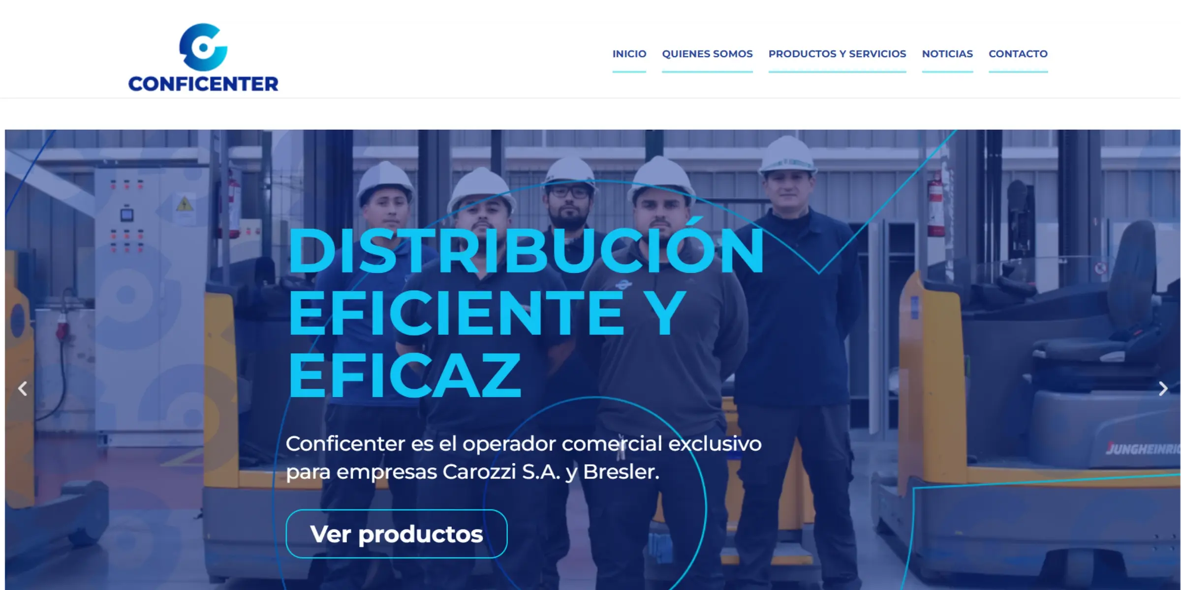 Diseño y programación página web Conficenter
